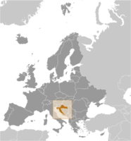 Map of Croatia