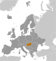 Map of Hungary