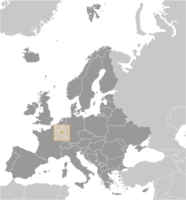 Map of Luxembourg