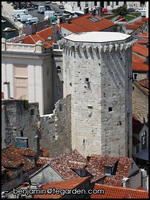 An ancient stone tower