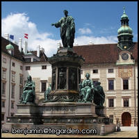Hofburg’s courtyard
