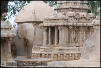 An entire temple complex carved out of stone