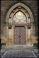 The entry to the Basilica of St. Peter and St. Paul