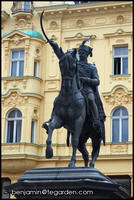 Statue of Ban Jelačić in Zagreb’s eponymous square
