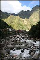 The small town of Aguas Calientes