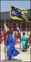 The changing of the guard at Gyeongbokgung