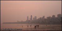 The Malabar Hill skyline at sunset