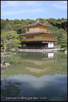 The Temple of the Golden Pavilion at Kinkaku-ji