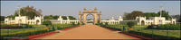 The main gate at Mysore Palace