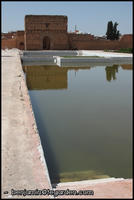 The main courtyard of the Badii Palace