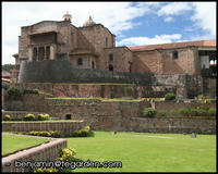 The ruins of Qorikancha