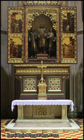 A side altar in the Zagreb Cathedral