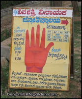 A palmistry signboard